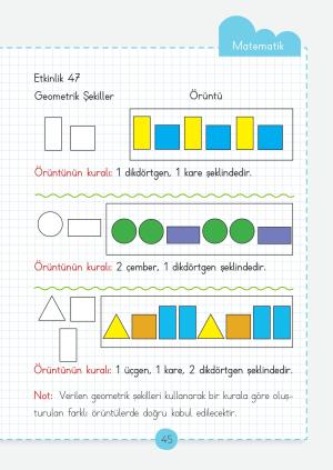 1. Sınıf Matematik Dersi Etkinlik Fasikülleri