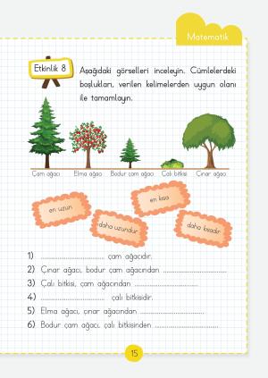 1. Sınıf Matematik Dersi Etkinlik Fasikülleri