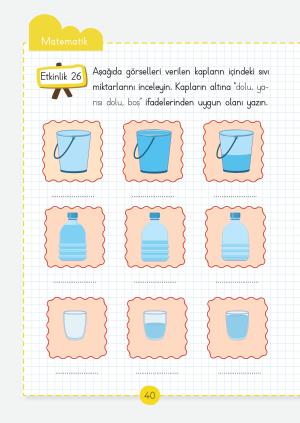 1. Sınıf Matematik Dersi Etkinlik Fasikülleri