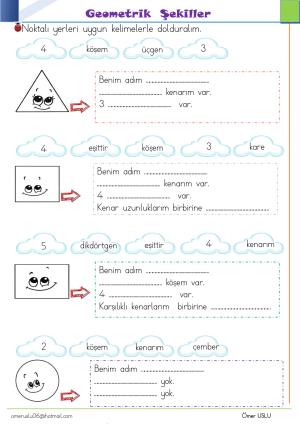 1. Sınıf Tatil Kitabı Etkinlikleri (Pdf)