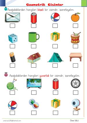 1. Sınıf Tatil Kitabı Etkinlikleri (Pdf)