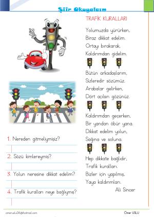 1. Sınıf Uzaktan Eğitim Etkinlikleri