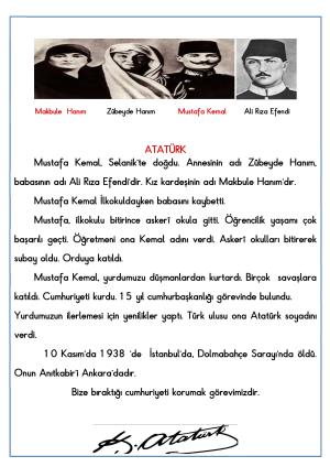 Atatürk Okuma Anlama Etkinliği