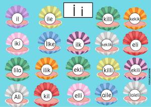 1st Group ELAKİN Letters Vocabulary Activities