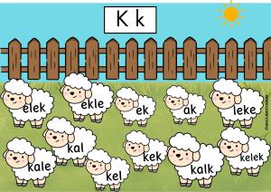 1st Group ELAKİN Letters Vocabulary Activities