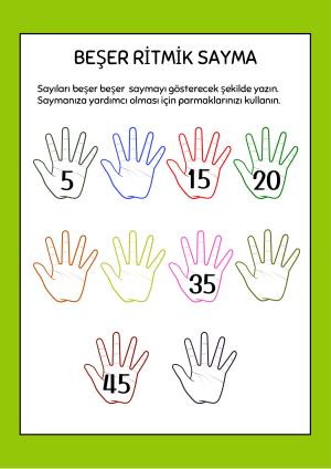 1st Grade Rhythmic Counting Activities