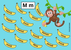 2nd Group OMUTÜY Letters Vocabulary Activities