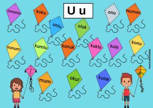 أنشطة مفردات حروف OMUTÜY للمجموعة الثانية