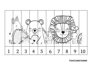 Rhythmic Counting Puzzle Activities