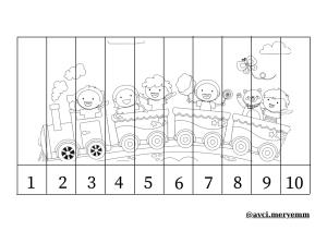 Rhythmic Counting Puzzle Activities