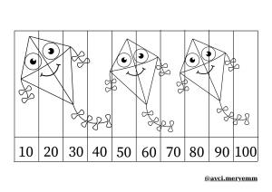 Ritmik Sayma Puzzle Etkinlikleri 