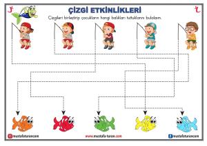 1. Sınıf Çizgi Etkinlikleri