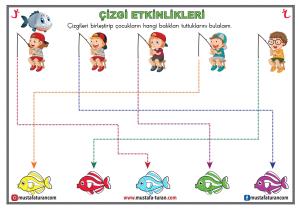 1. Sınıf Çizgi Etkinlikleri