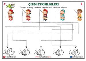 1. Sınıf Çizgi Etkinlikleri