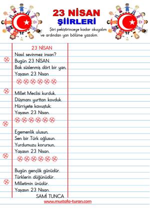 23 Nisan Şiirleri  