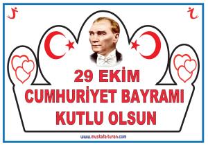 29 Ekim Cumhuriyet Bayramı Taçları