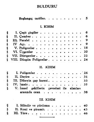 Atatürk'ün Yazdığı Geometri Kitabı