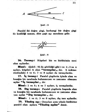 Atatürk'ün Yazdığı Geometri Kitabı