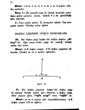 Atatürk'ün Yazdığı Geometri Kitabı