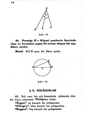 Atatürk'ün Yazdığı Geometri Kitabı