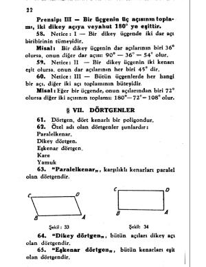 Atatürk'ün Yazdığı Geometri Kitabı