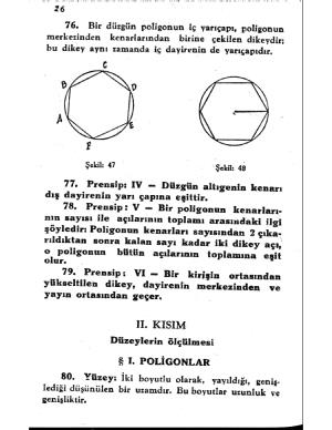 Atatürk'ün Yazdığı Geometri Kitabı