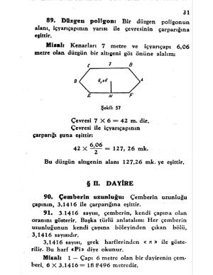 Atatürk'ün Yazdığı Geometri Kitabı