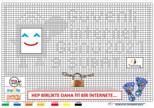 GÜVENLİ İNTERNET GÜNÜ KODLAMA VE PİKSEL BOYAMA ETKİNLİĞİ