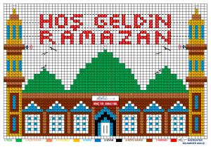 HOŞ GELDİN RAMAZAN KODLAMA VE PİKSEL BOYAMA ETKİNLİĞİ