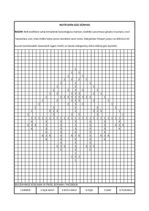 Motiflerin Gizli Dünyası Kodlama Etkinlikleri