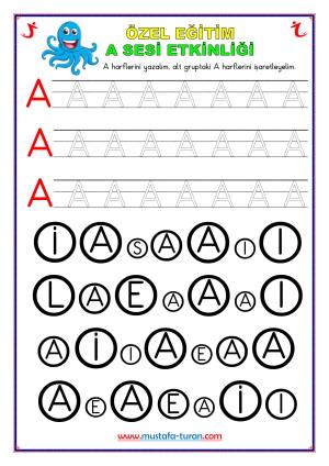 Special Education Letter A-a Activities