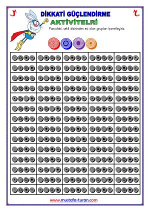 Dikkati Güçlendirme Aktiviteleri-325