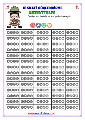 Dikkati Güçlendirme Aktiviteleri-370