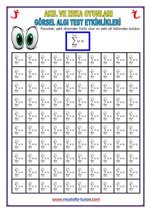 Görsel Algı Test Etkinlikleri-130