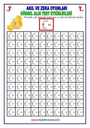 Görsel Algı Test Etkinlikleri-135