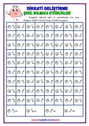 Dikkati Geliştirme Etkinlikler- 135