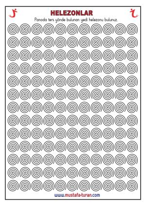 Actividades de espirales y formas cíclicas