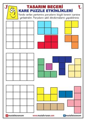 Crossword Puzzle (Pentamino) Activities