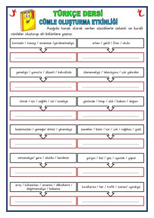 Sentence Formation Activities