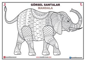 Mandala Boyama Etkinlikler Serisi