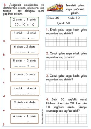  Zihinden Çıkarma İşlem Etkinlikleri