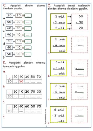  Zihinden Çıkarma İşlem Etkinlikleri