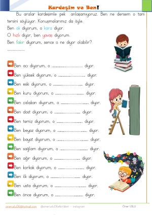 2. Sınıf  22. Hafta Etkinlik ve Çalışmaları