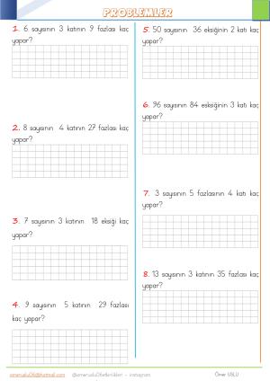 2. Sınıf  22. Hafta Etkinlik ve Çalışmaları