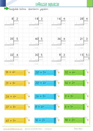 2. Sınıf  25. Hafta Etkinlik ve Çalışmaları