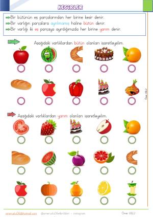 2. Sınıf  26. Hafta Etkinlik ve Çalışmaları