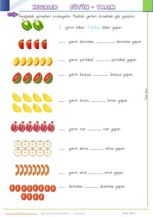 2. Sınıf  26. Hafta Etkinlik ve Çalışmaları