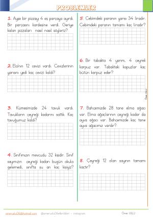 2. Sınıf  26. Hafta Etkinlik ve Çalışmaları