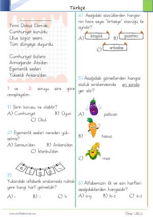 2. Sınıf Kendimi Değerlendiriyorum-1