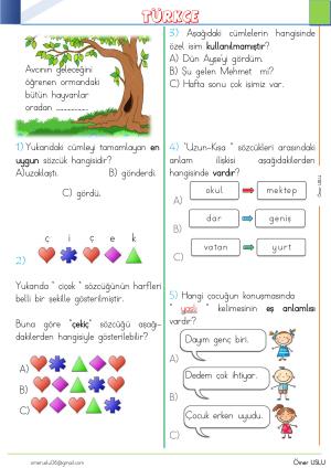 2. Sınıf Kendimi Değerlendiriyorum-3